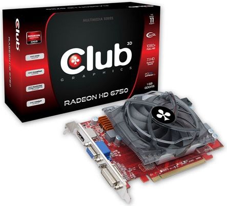 CLUB3D CGAX-67524I graphics card AMD Radeon HD6750