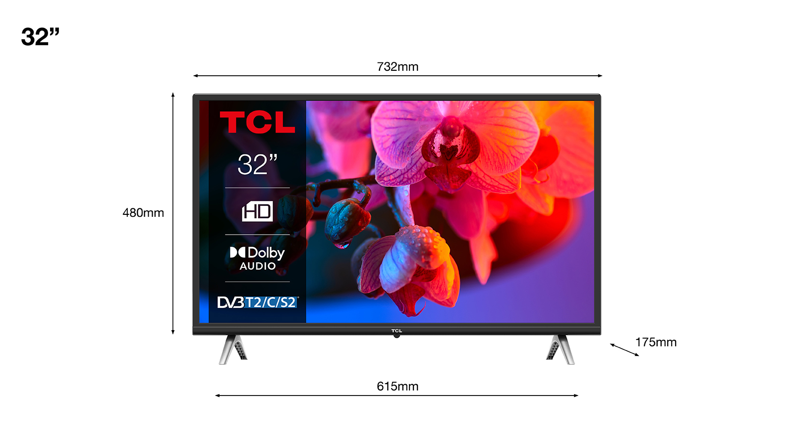 TCL D43 32" HD Ready LED TV – image 4
