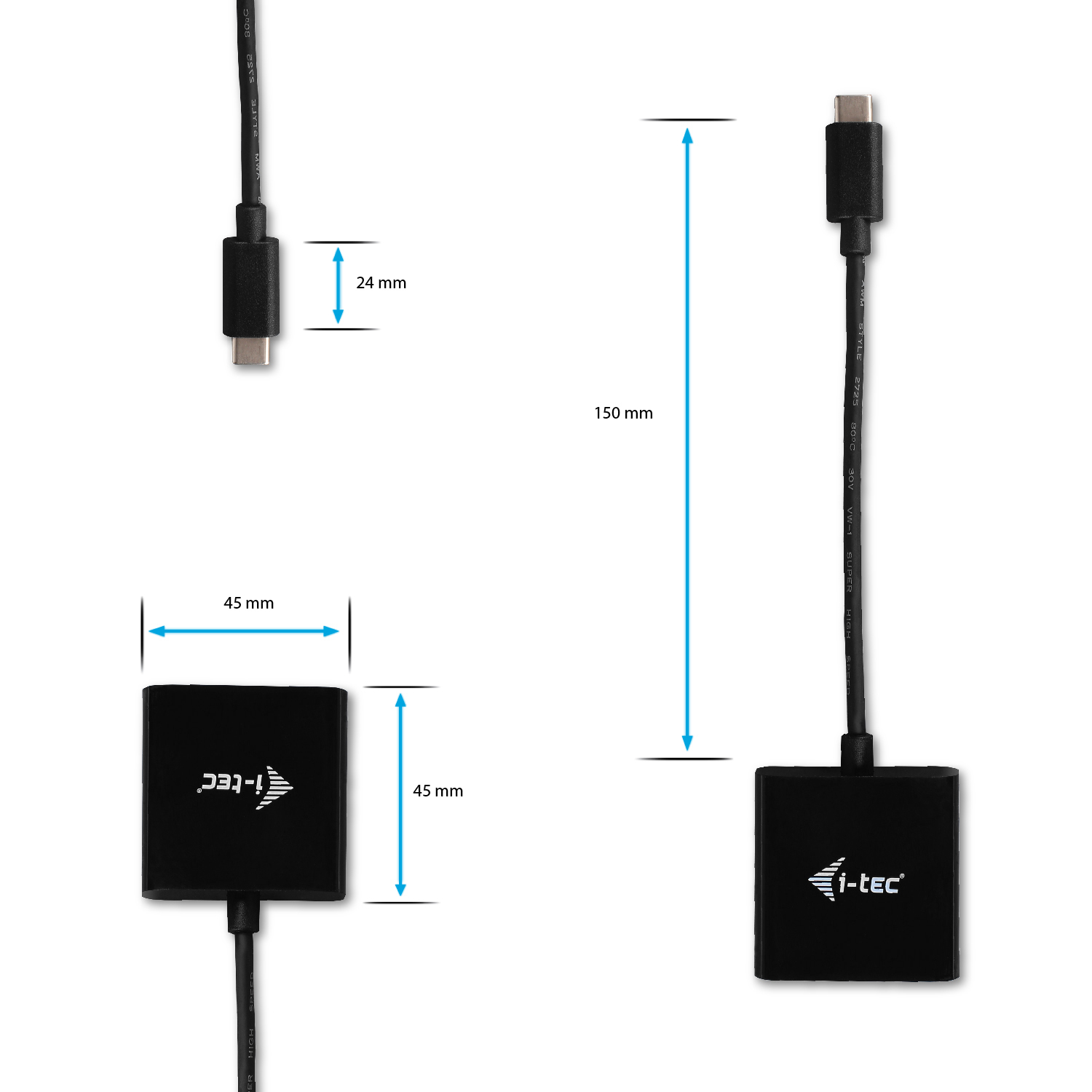 i-tec USB-C to VGA Adapter – image 3