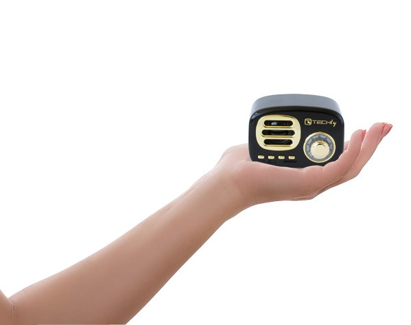 Techly ICASBL12BKT portable/party speaker Black, Gold – image 4