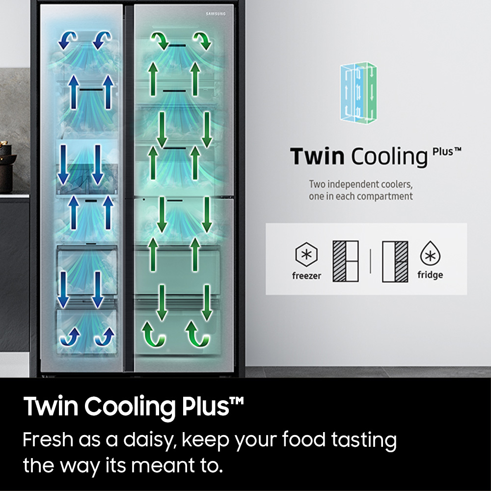 Samsung RS67A8810B1/EU side-by-side refrigerator Freestanding – image 6