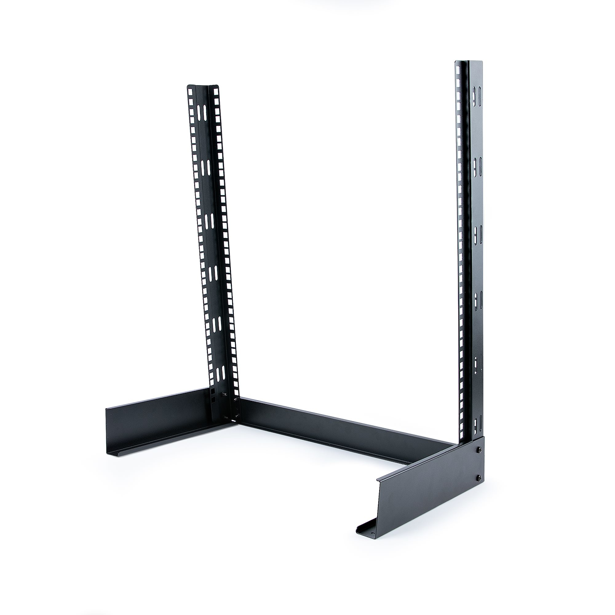 StarTech.com 12U 19" Desktop Open Frame Rack - 2 Post Free-Standing Network Rack Switch Depth for Patch Panel/Data/AV/Communication/Studio Equipment 110lb(50kg) – image 2