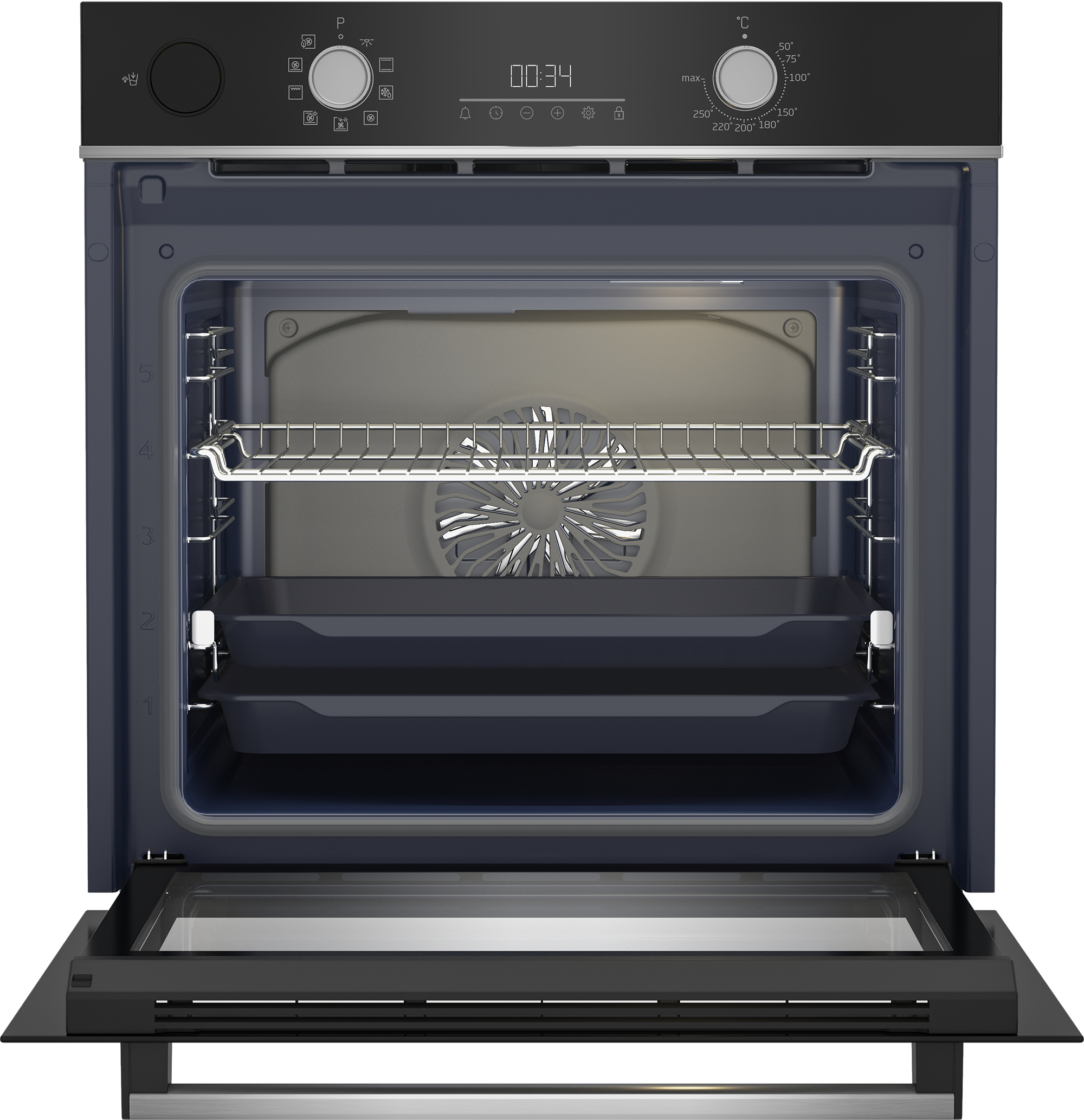 Beko BBIS18300XCSE oven Black, Stainless steel – image 4