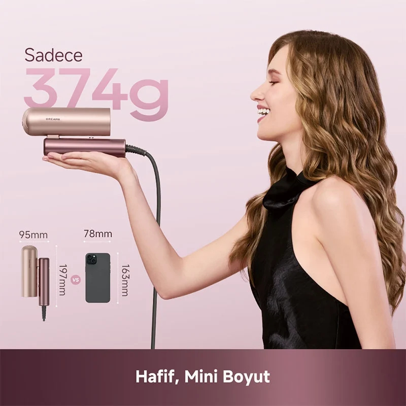 Dreame Pocket Aura Saç Kurutma Makinesi Gold – image 9