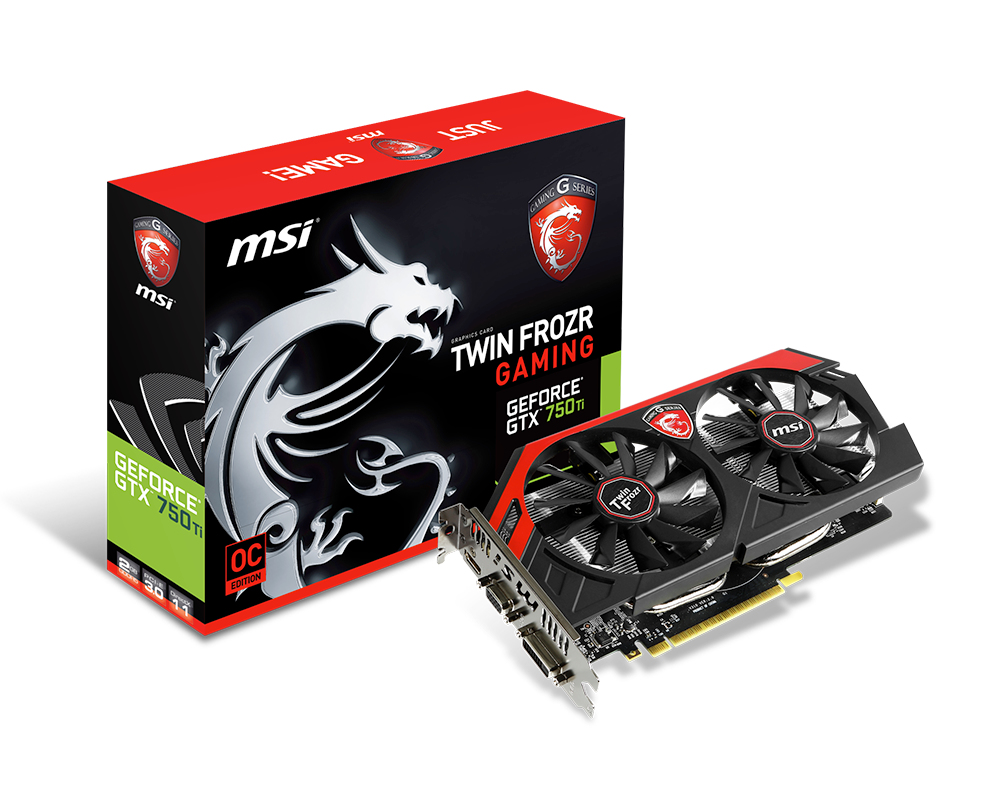 MSI N750TI-TF-2GD5/OC graphics card NVIDIA GeForce GTX 750 Ti – image 2