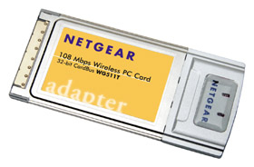 NETGEAR 108 Mbps wireless PC Card