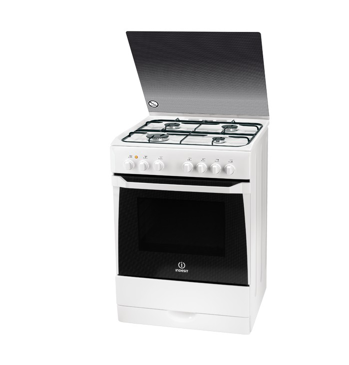 Indesit KN6G11SA(W)/I cooker Freestanding cooker Electric Gas
