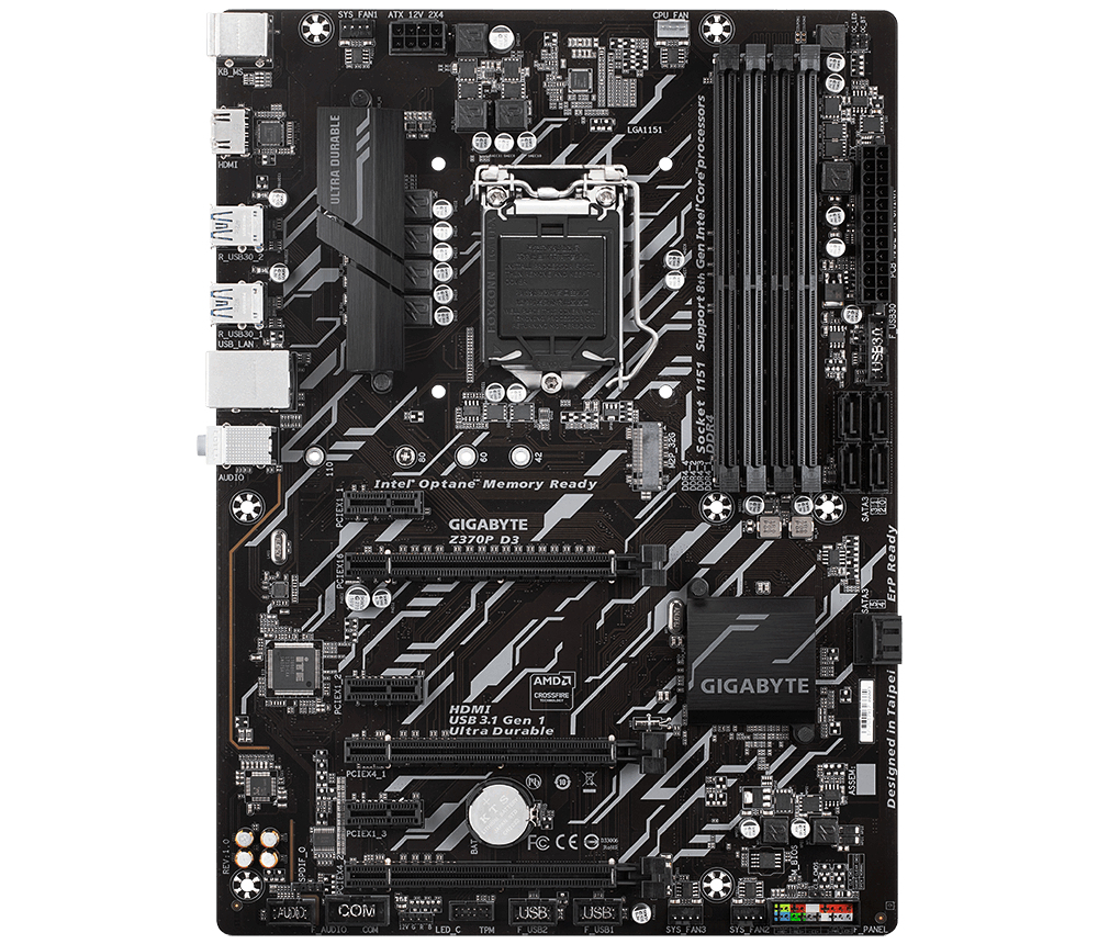 GIGABYTE Z370P D3 (rev. 1.0) – image 5