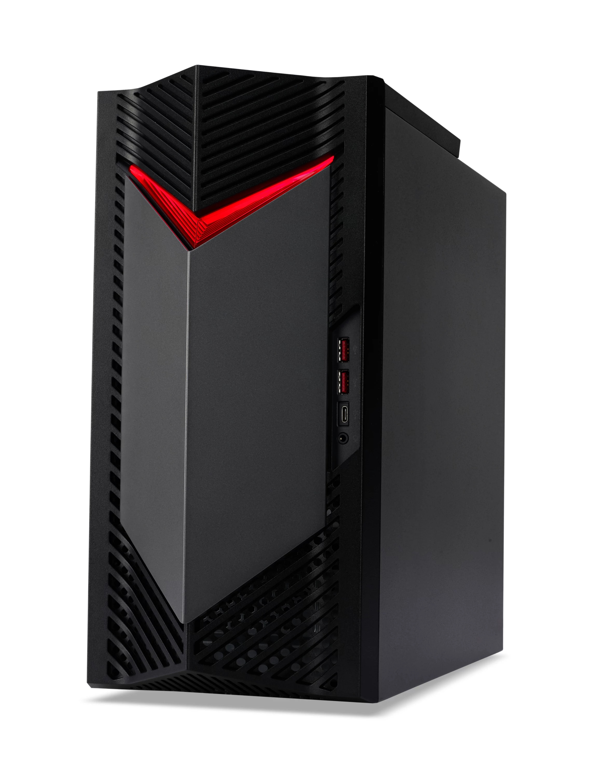 Acer Nitro 50 (N50-660) Intel Core Ultra 7 265F 32 GB DDR5-SDRAM 1 TB SSD NVIDIA GeForce RTX 5060 Windows 11 Home Desktop PC Black, Red image 2