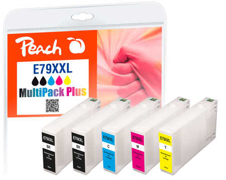 Peach 319906 ink cartridge 5 pc(s) Compatible Extra (Super) High Yield Black, Cyan, Magenta, Yellow