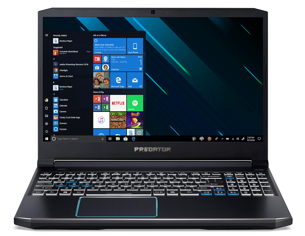 Acer Predator Helios 300 PH315-52-74NL Intel® Core™ i7 i7-9750H Laptop