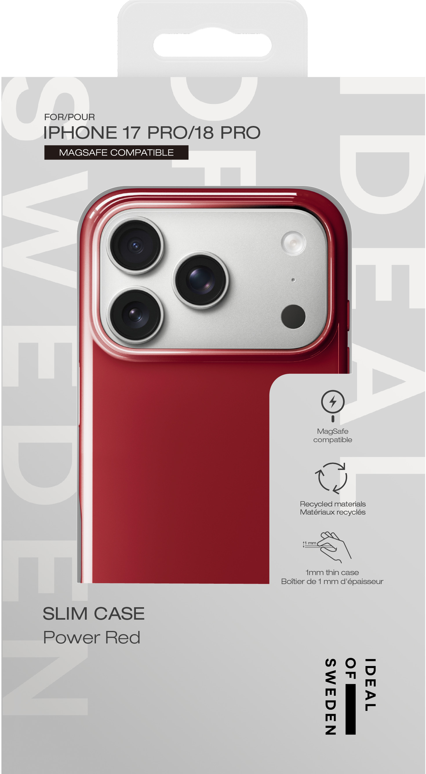 iDeal of Sweden Slim Case MagSafe iPhone 17 Pro / 18 Pro Power Red – image 4
