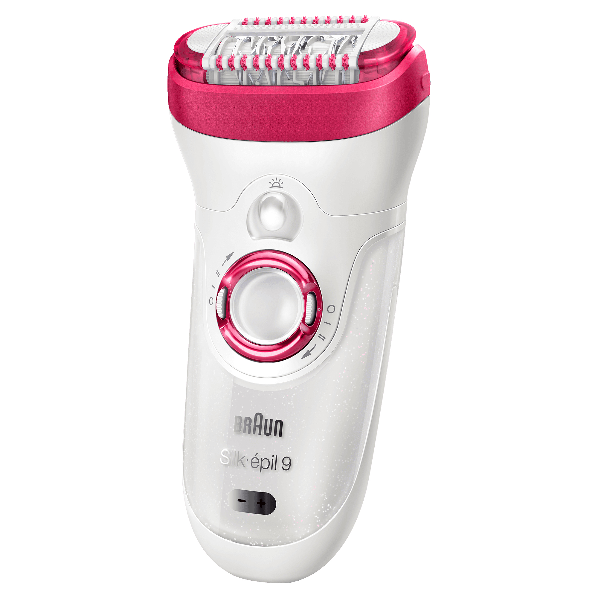 Braun Silk-épil 9 81676497 epilator 40 tweezers Pink, White – image 4