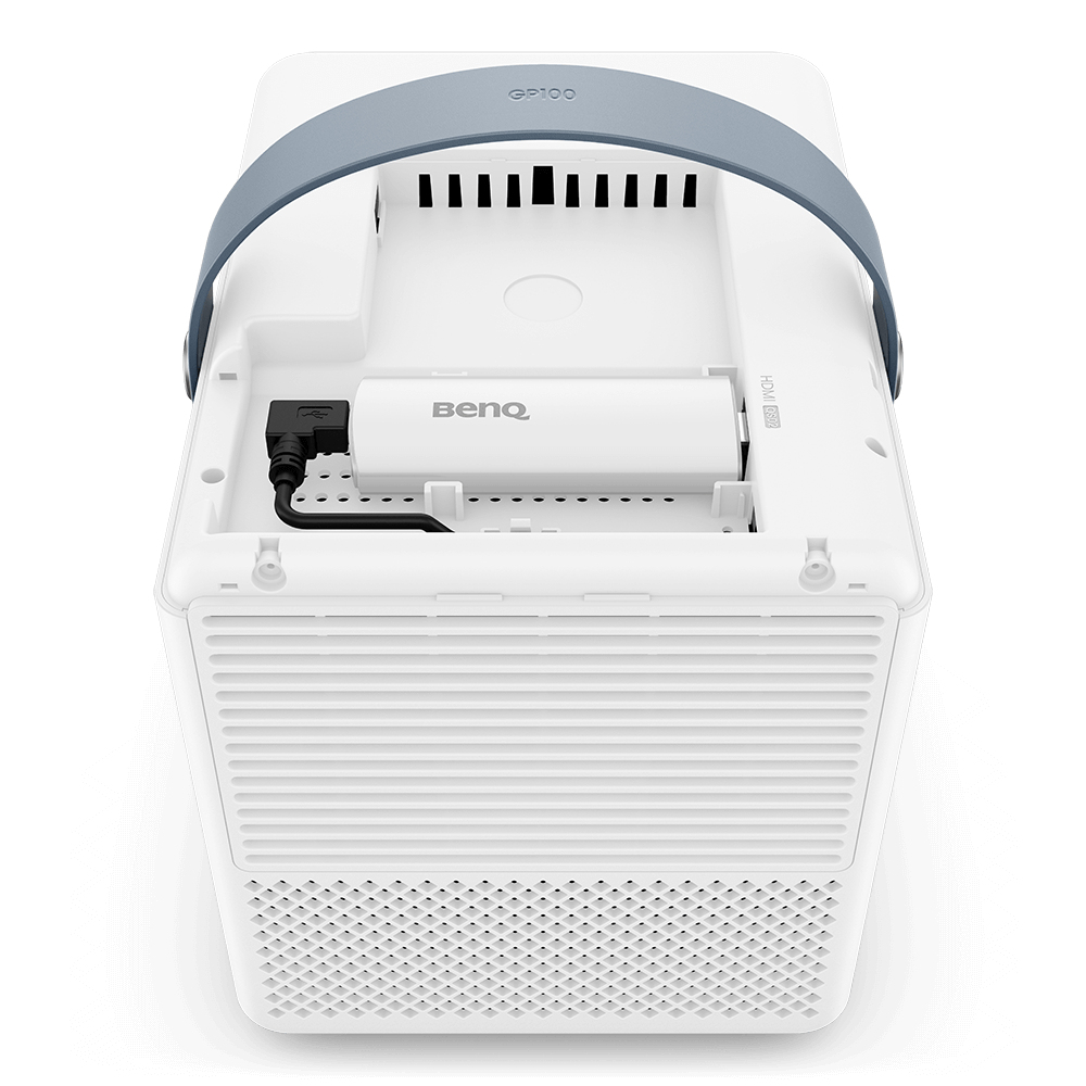 BenQ GP100A data projector Standard throw projector 1000 ANSI lumens DLP 1080p (1920x1080) Blue, White – image 6