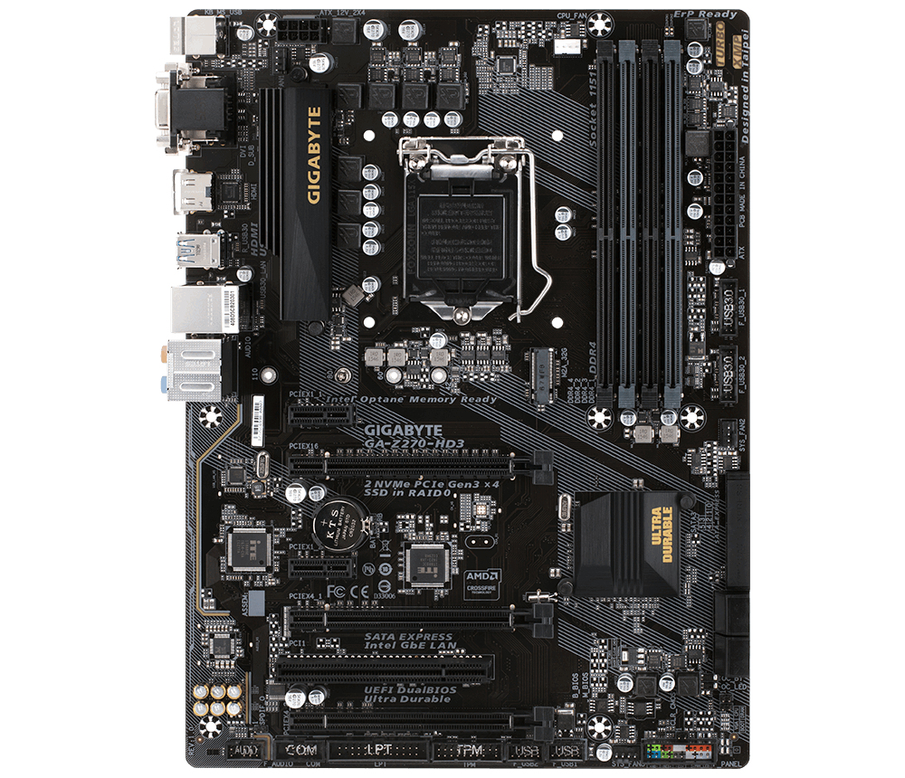 GIGABYTE GA-Z270-HD3 motherboard Intel® Z270 LGA 1151 (Socket H4) ATX – image 4