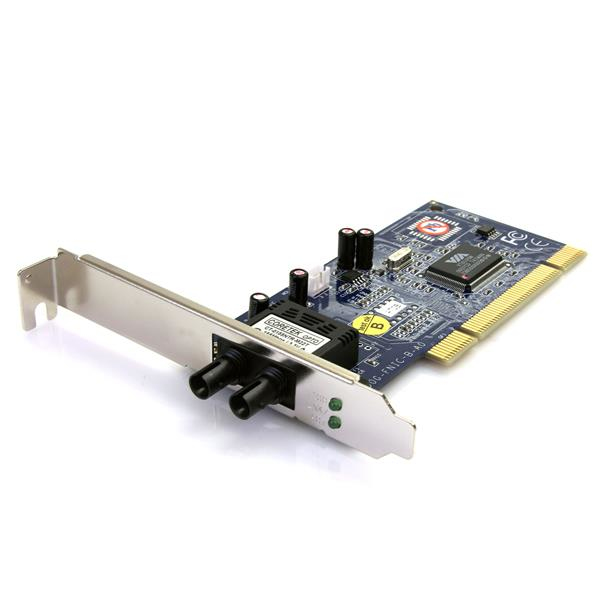 StarTech.com 100Mbps PCI Multi Mode ST Fiber Ethernet NIC Network Adapter 2km – image 1