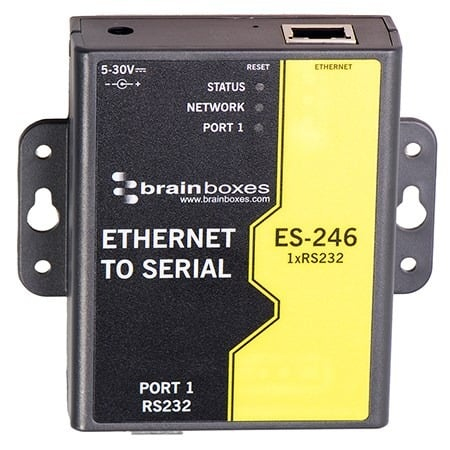Brainboxes ES-246 1 Port RS232 Ethernet to Serial Adapter – image 5