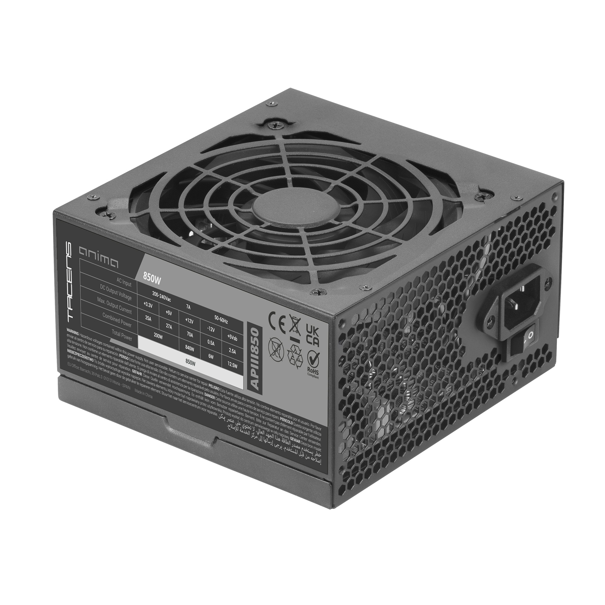 Tacens Anima APIII850 power supply unit – image 5
