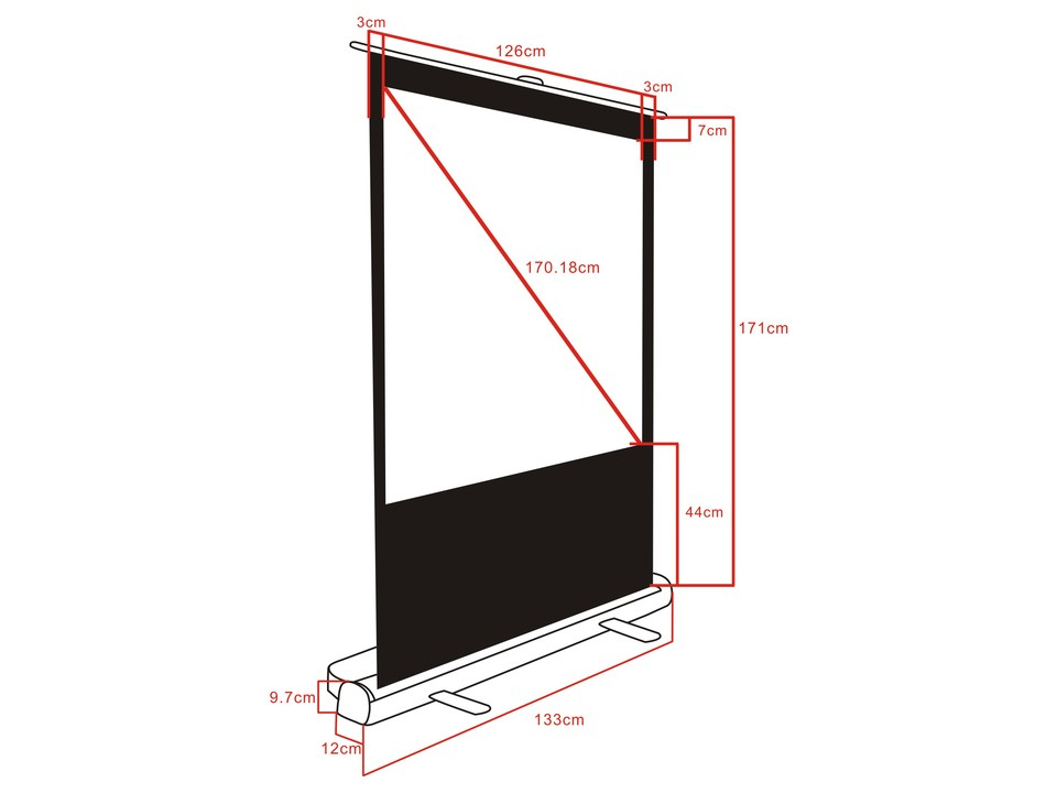 Multibrackets M 1:1 Portable Projection Screen – image 8