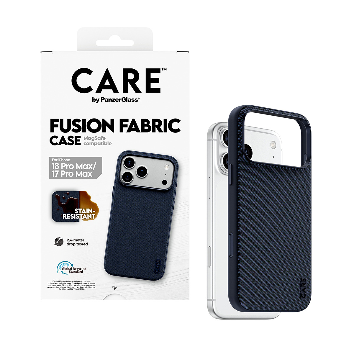 PanzerGlass CARE™ by PanzerGlass® Fusion Fabric Case Blue w. MagSafe iPhone 18 Pro Max | 17 Pro Max – image 5