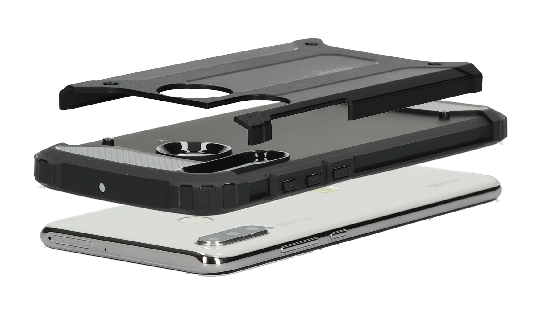 Mobiparts Rugged Shield Case Huawei P30 Lite Black – image 4