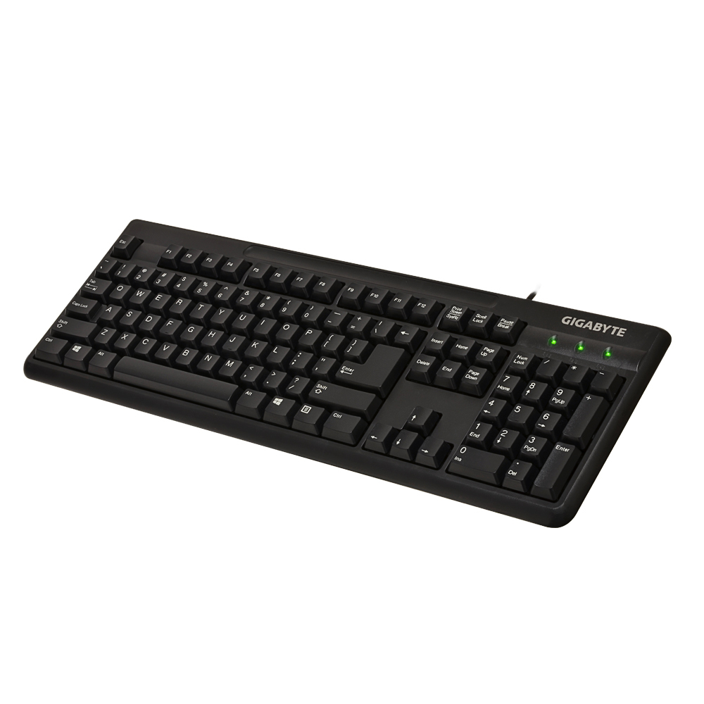 GIGABYTE K3100 keyboard Universal USB QWERTY English Black