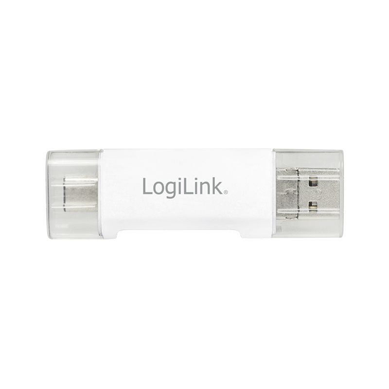 LogiLink CR0041 card reader USB-C/Micro-B/USB-A White – image 4