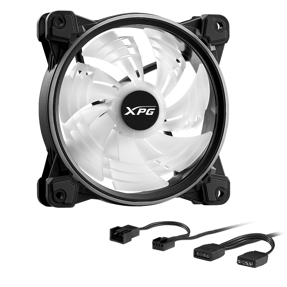 XPG HURRICANE120ARGBPWM-BKCWW computer cooling system Computer case Fan – image 3