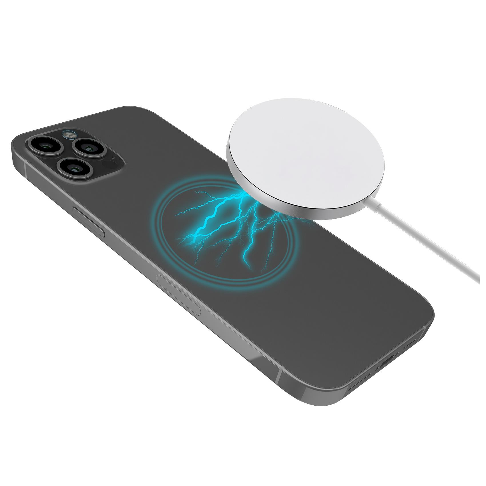 Celly MAGCHARGE mobile device charger Smartphone Silver, White USB Wireless charging Indoor – image 2