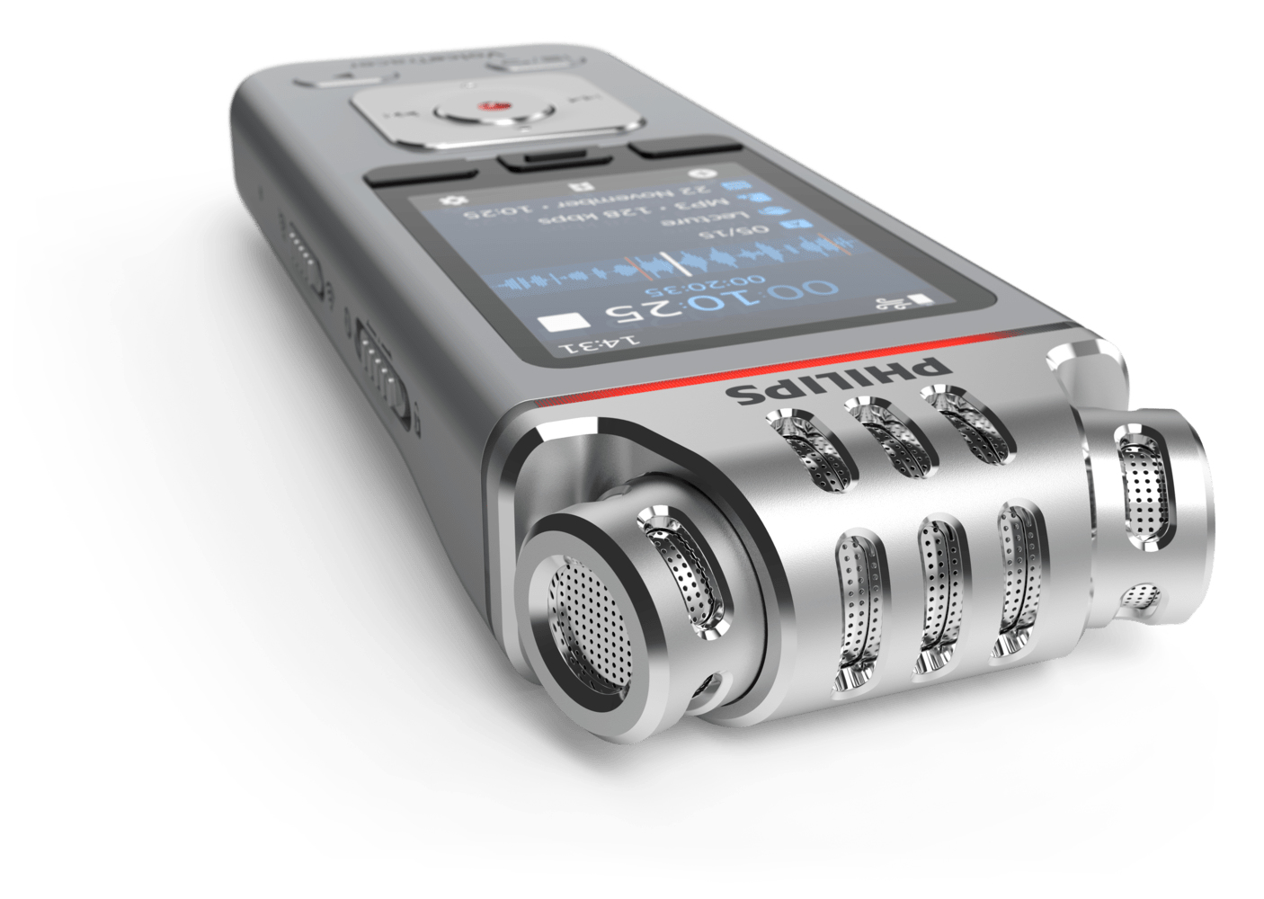 Philips Voice Tracer DVT4110/00 dictaphone Flash card Chrome, Silver – image 6