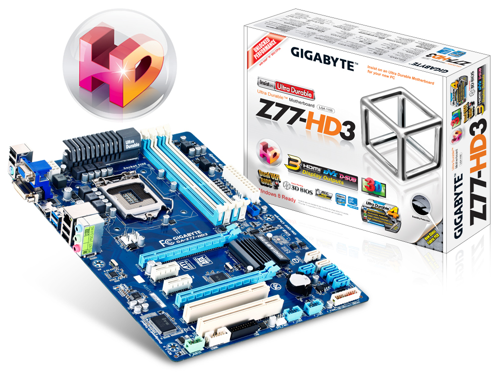 GIGABYTE GA-Z77-HD3 (rev. 1.0) – image 1