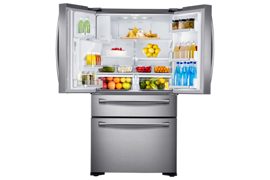 Samsung RF24HSESCSR side-by-side refrigerator Freestanding – image 4