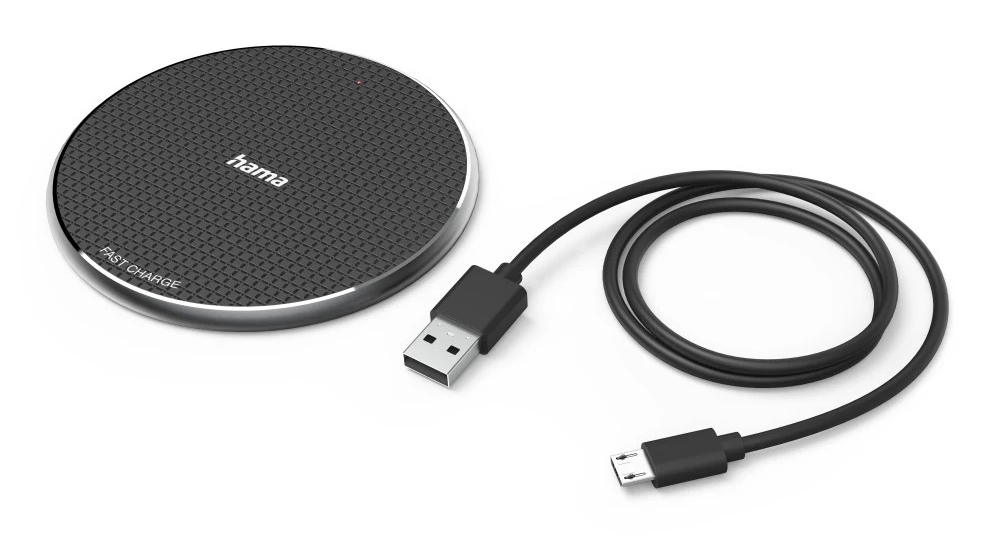 Hama 00086412 mobile device charger Smartphone Black USB Wireless charging Fast charging Indoor – image 2