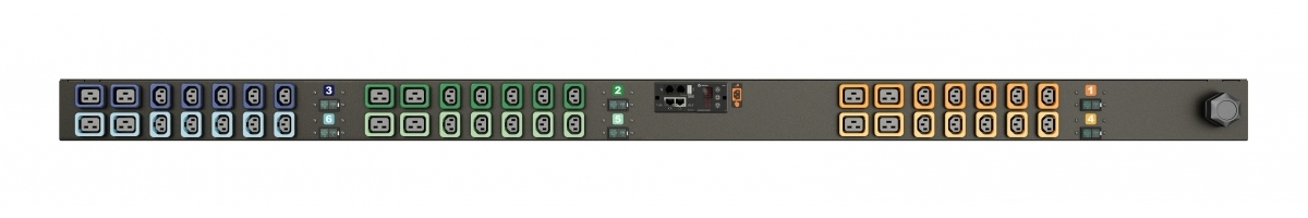 Vertiv MN03E9W1-42PTB3-5PS56B0A10-S power distribution unit (PDU) 42 AC outlet(s) 0U Black