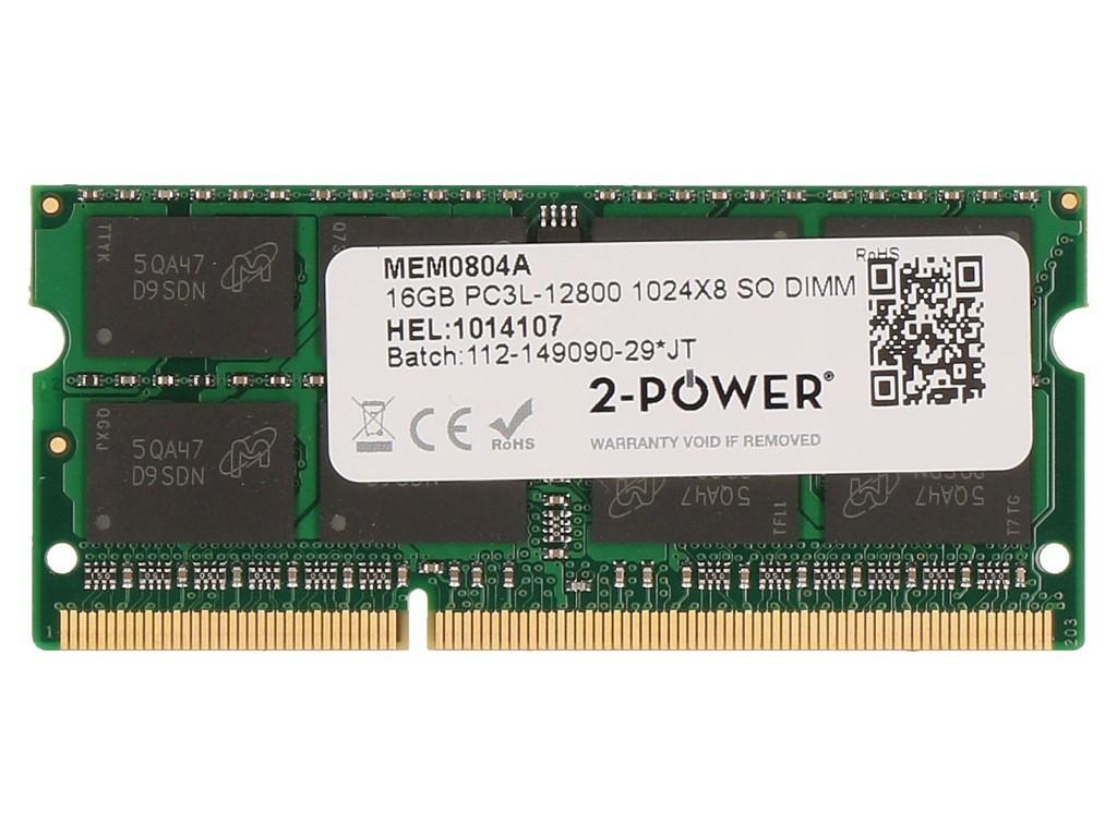 2-Power 16GB DDR3L 1600MHz SODIMM Memory - replaces CT2C8G3S160BMCEU