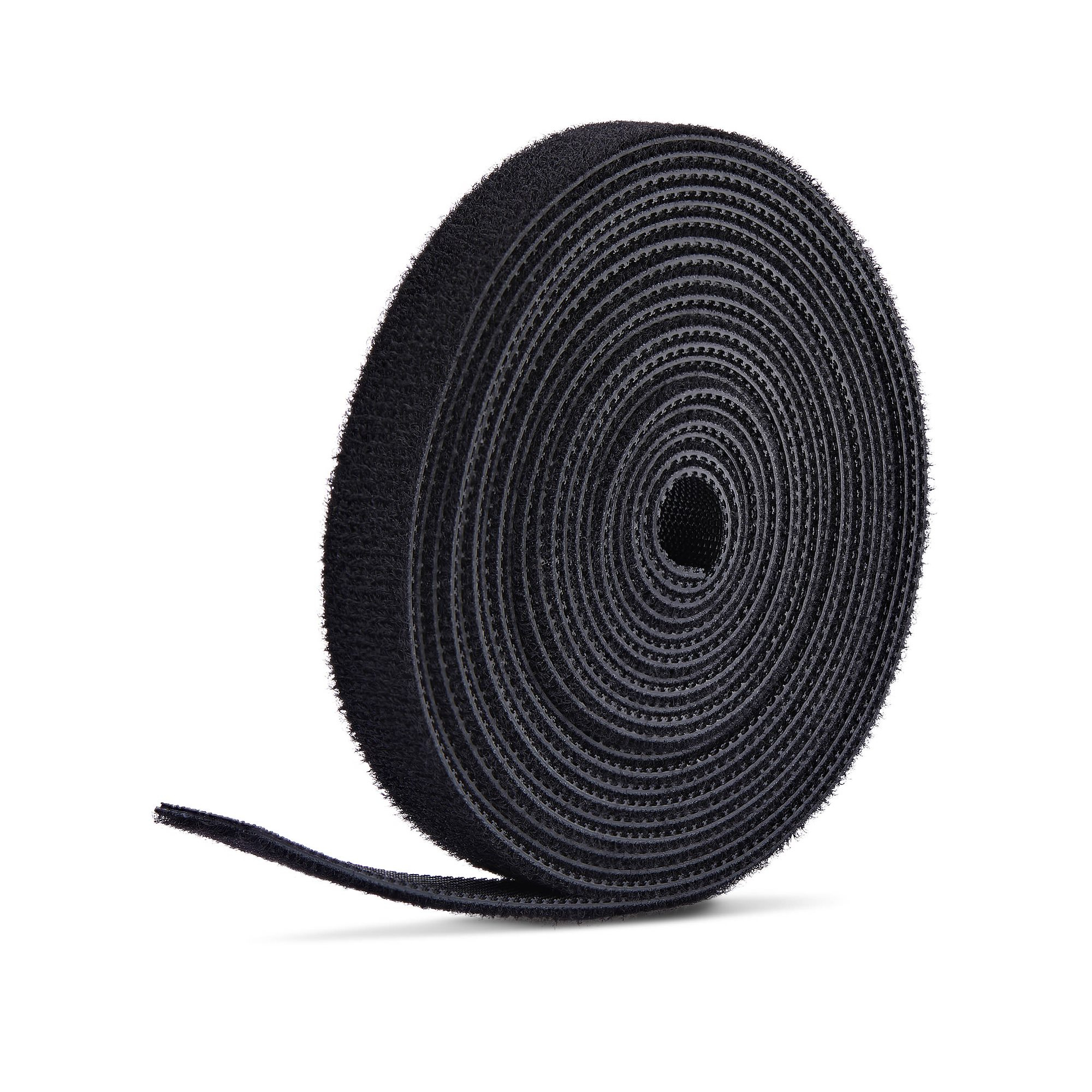StarTech.com Hook and Loop Cable Tie Roll 75FT 0.5in Black HKLP7505B