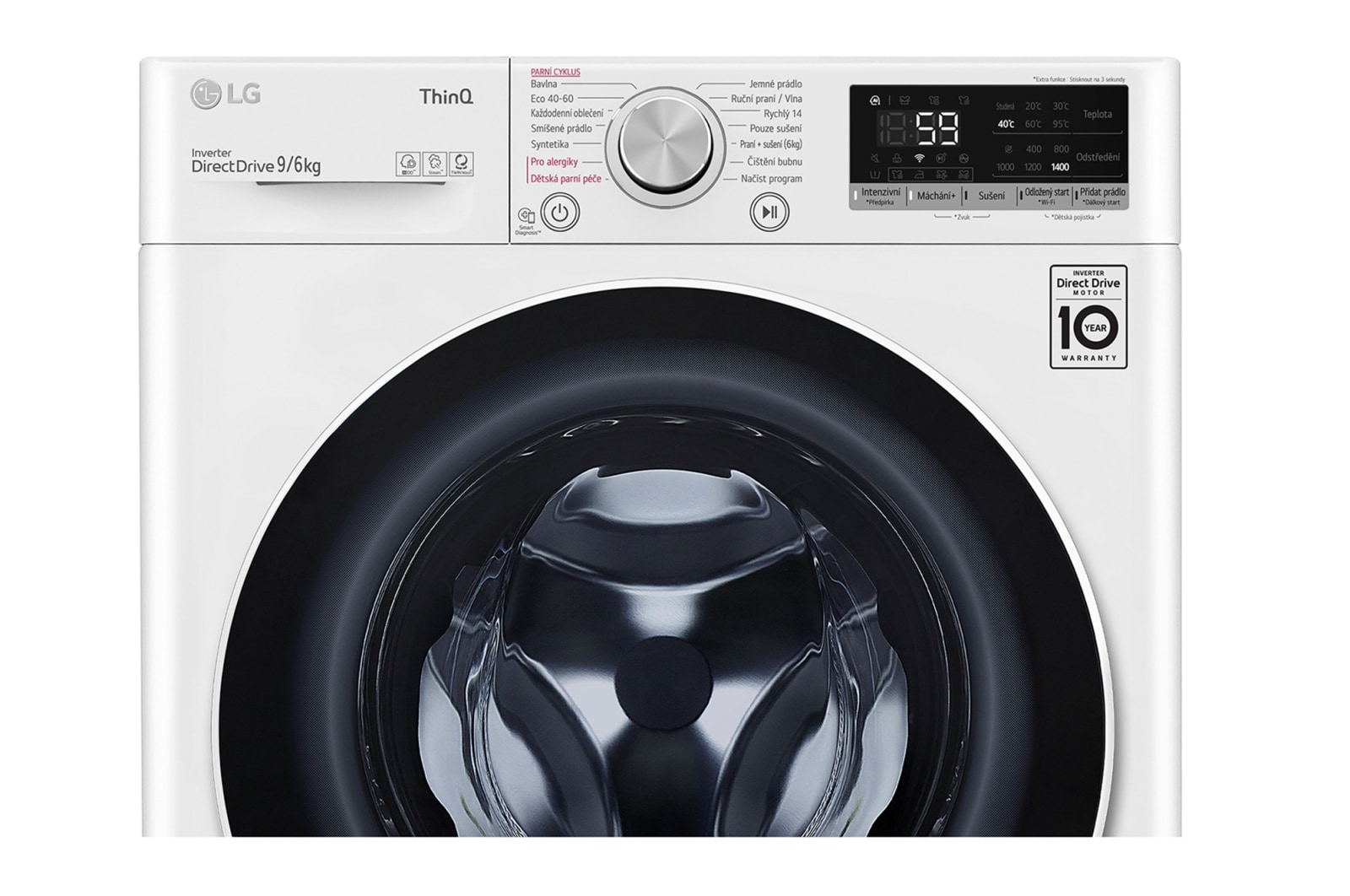 LG F94DV5UVW0 washer dryer Freestanding Front-load White – image 6