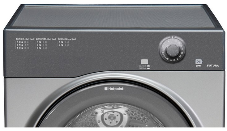 Hotpoint TVFM70BGG tumble dryer Freestanding Front-load – image 2