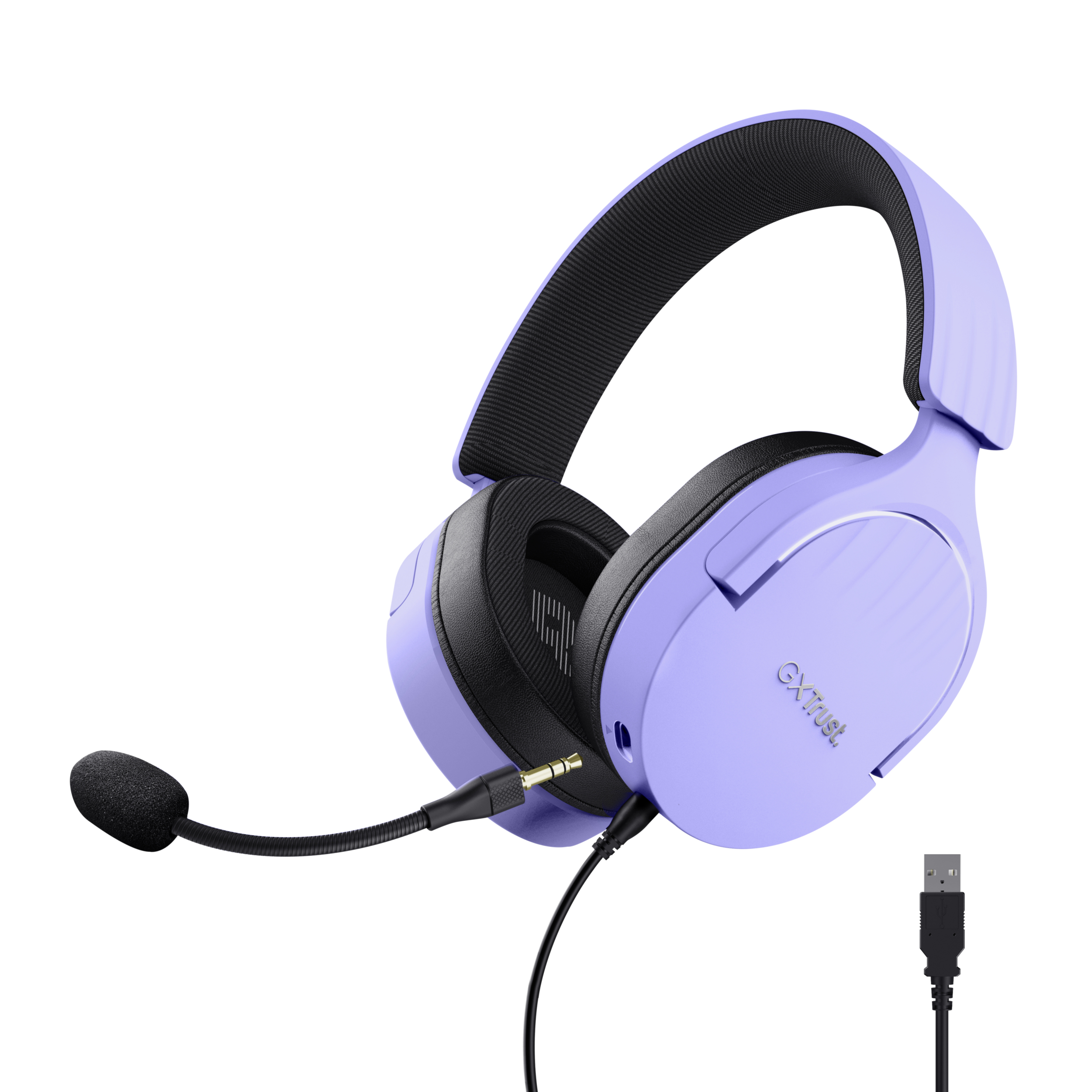 Slušalice TRUST GXT490P FAYZO 7.1/ USB/ljubicasta