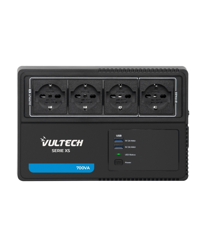 Vultech UPS700VA-XS uninterruptible power supply (UPS) Line-Interactive 0.7 kVA – image 2