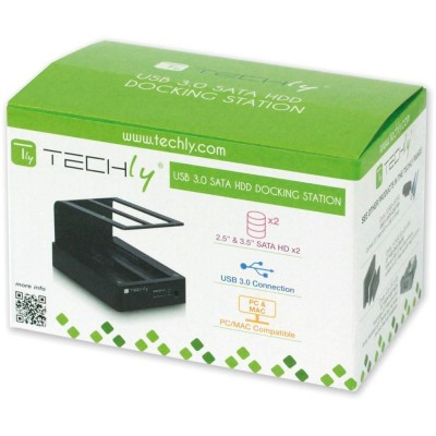 Techly 309746 storage drive docking station USB 3.2 Gen 1 (3.1 Gen 1) Type-B Black – image 5
