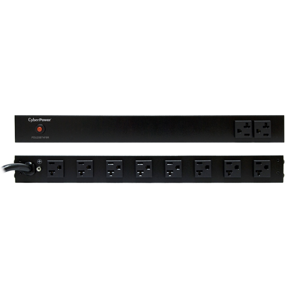 CyberPower PDU20BT4F8R power distribution unit (PDU) 12 AC outlet(s) 1U Black – image 2