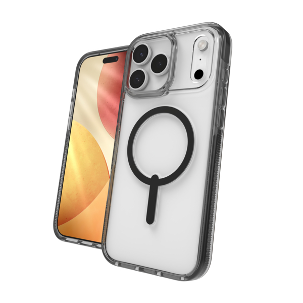 ZAGG Santa Cruz Snap coque de protection pour téléphones portables 17,5 cm (6.9") Housse Noir, Transparent