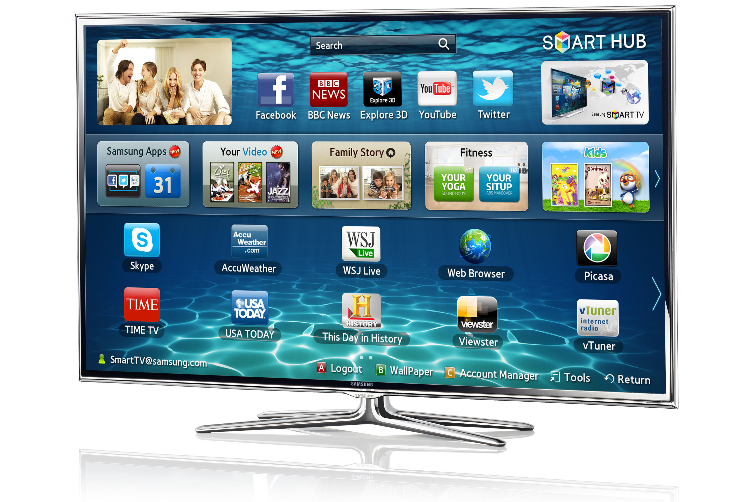 Samsung UE55ES6800U 139.7 cm (55") Full HD Smart TV Wi-Fi Black – image 2