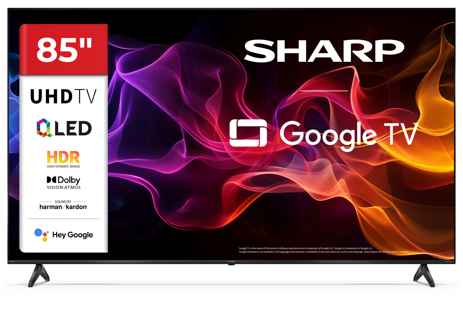 Sharp 85HP5465E TV 2.16 m (85") 4K Ultra HD Smart TV Wi-Fi Black – image 2