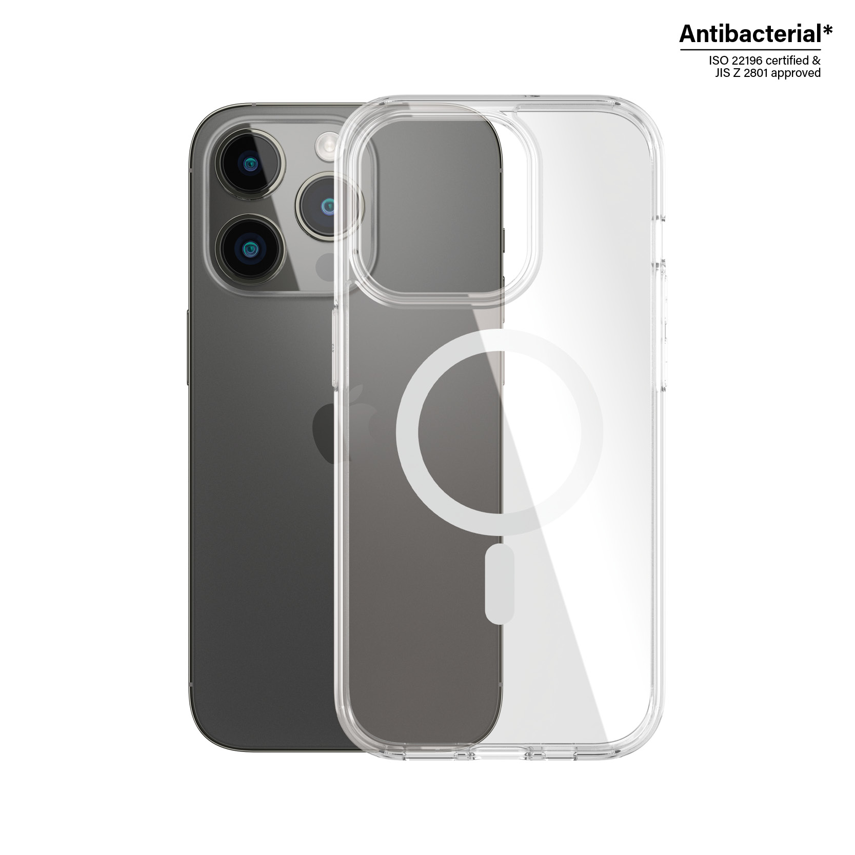 PanzerGlass® HardCase MagSafe Compatible iPhone 14 Pro | Clear – image 1