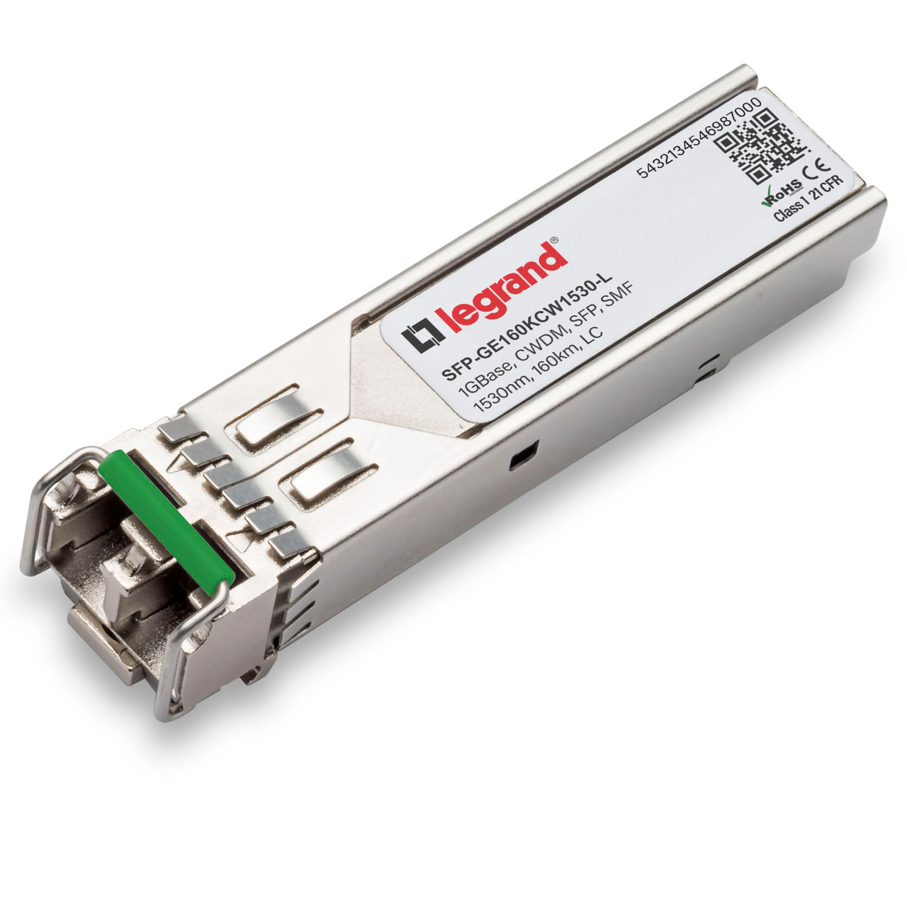 Legrand SFP-GE160KCW1530-L network transceiver module Fiber optic 1000 Mbit/s 1530 nm