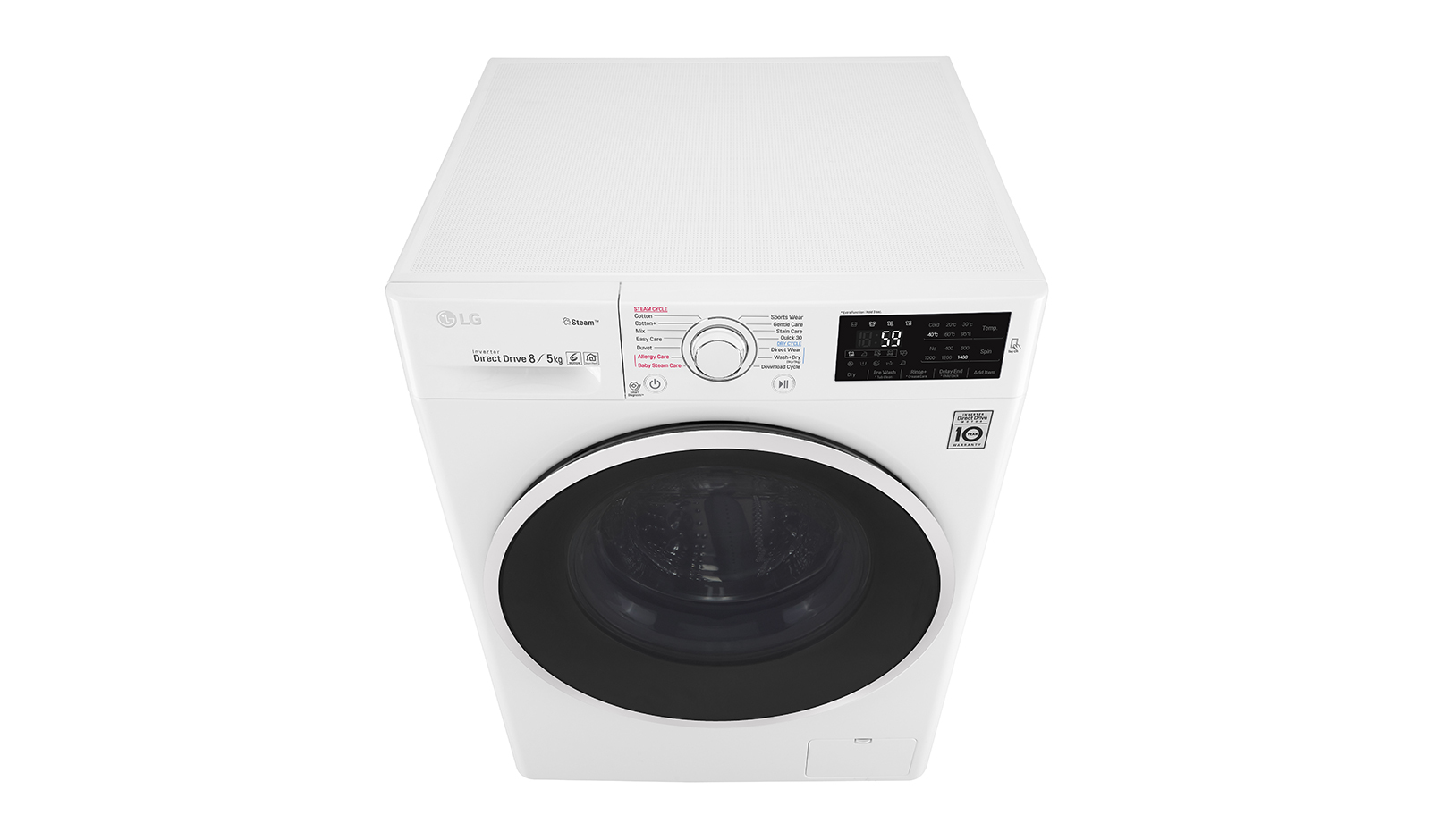 LG F4J6TG0W washer dryer Freestanding Front-load White – image 7
