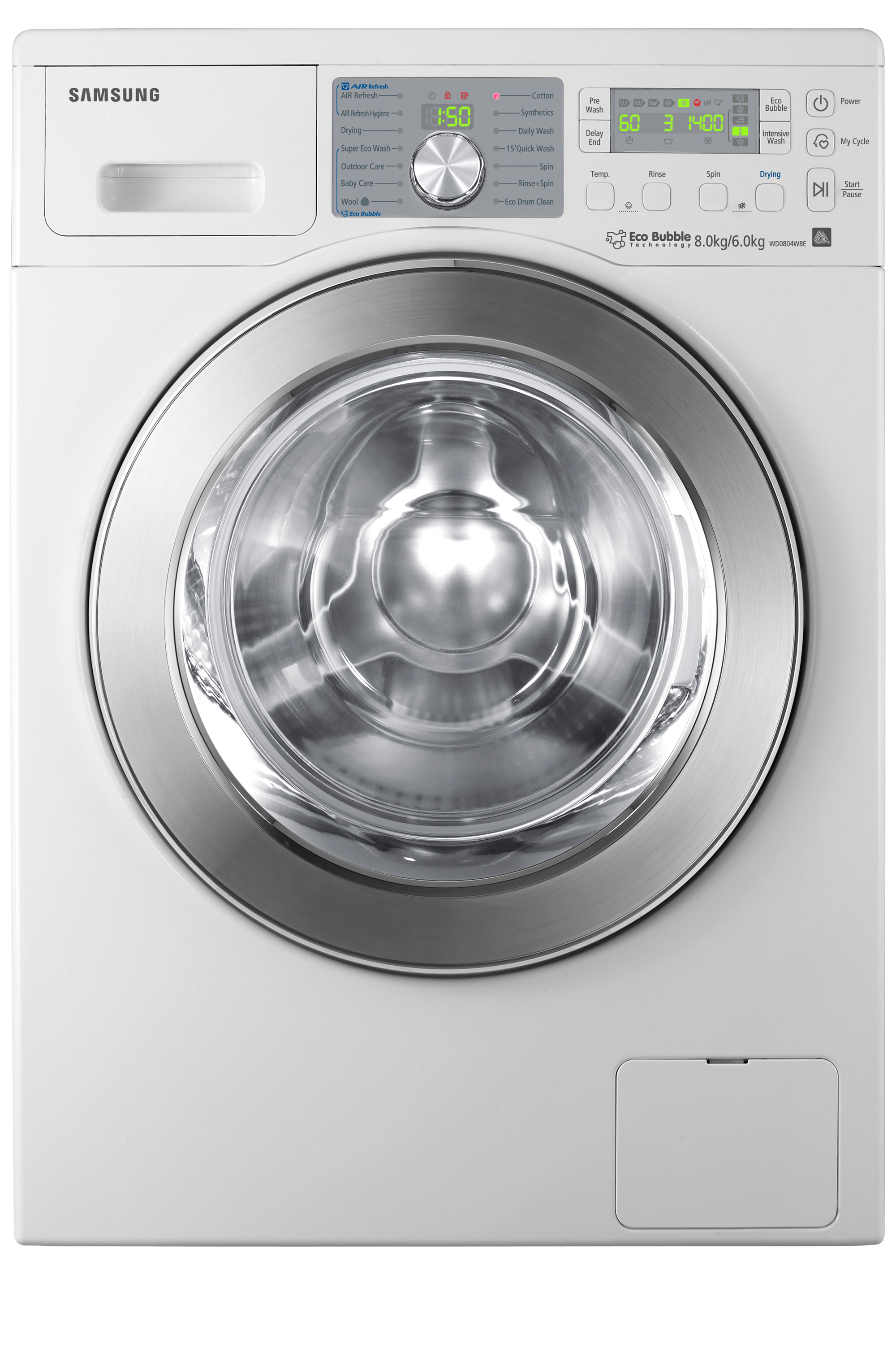 Samsung WD0804W8E washer dryer Freestanding Front-load White – image 1