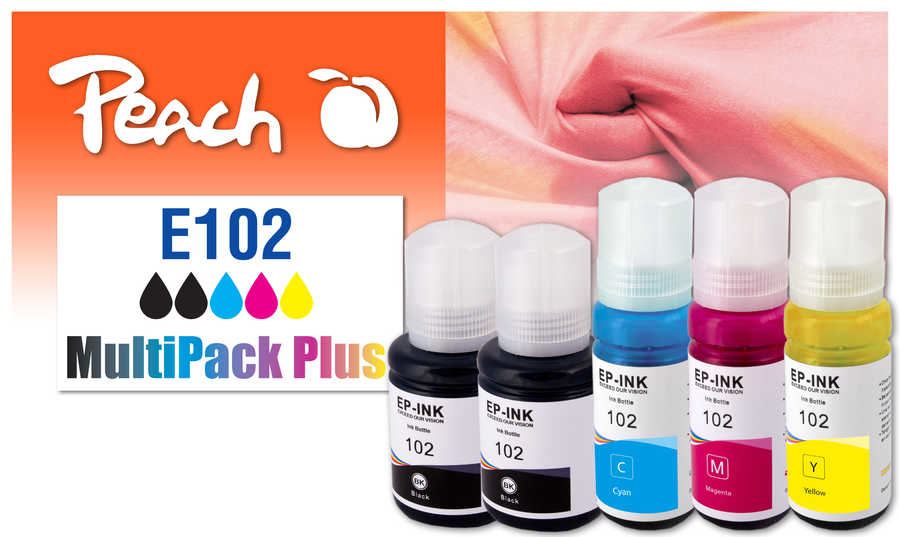 Peach 321329 ink cartridge 5 pc(s) Compatible Standard Yield Black, Cyan, Magenta, Yellow